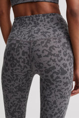 Let's Move High Rise Legging 25 Blackened Distorted Animal Print