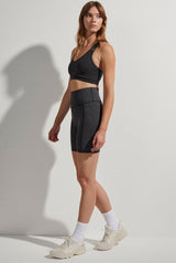 Let's Go Pocket Short 7" Black Grid Snake