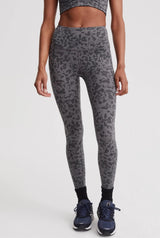 Let's Move High Rise Legging 25 Blackened Distorted Animal Print