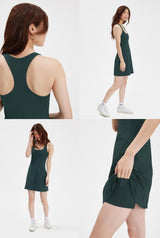 Paloma Racerback Dress Black
