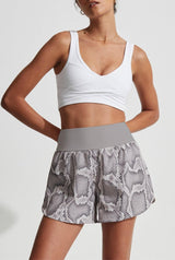 Derby Shorts Alabaster Python