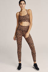 CENTURY LEGGING - HIGH RISE 7/8 CLAY ZEBRA