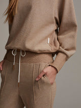 Edith Ribbed Pique Sweat Biscuit