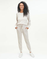 Alpine Rib Jogger Heather Oatmeal