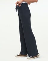 Alpine Rib Wide Leg Pant Navy