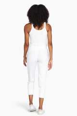 West Pant White Organic Rib