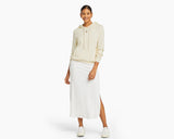 West Dress White Organic Rib