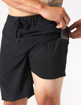 MENS KODIAK COOLING SHORT: BLACK