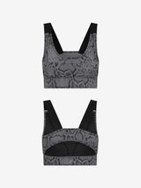 Let's Go Edris Bra Olive Snake