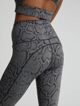 Let's Go Pocket Legging 25 Olive Snake