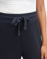 Alpine Rib Wide Leg Pant Navy