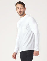 MENS VICTORIA LONG SLEEVE: WHITE