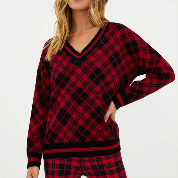 JOEY SWEATER MERRY PLAID – One & Another