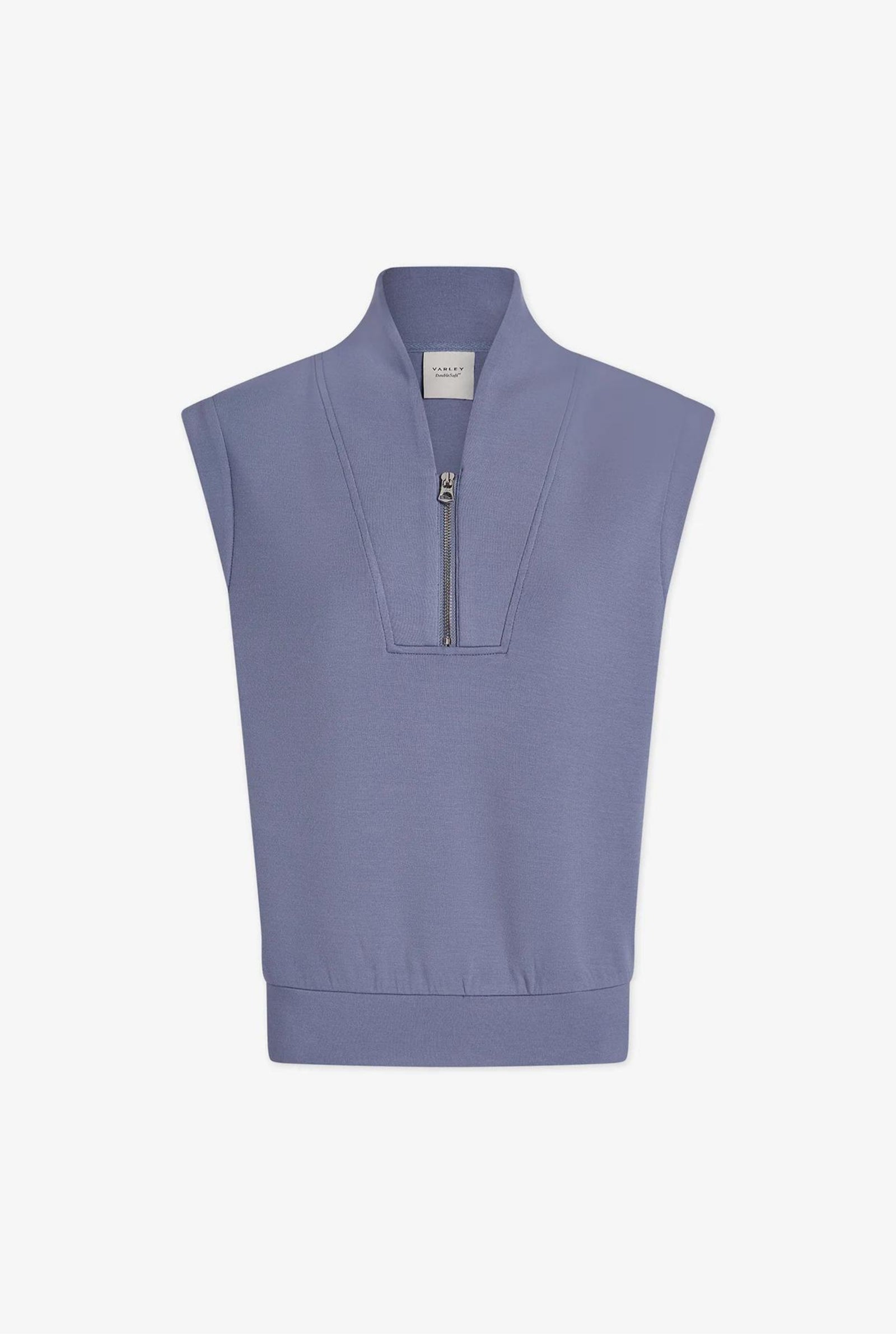 Loretta Half-Zip Sleeveless Sweat – One & Another