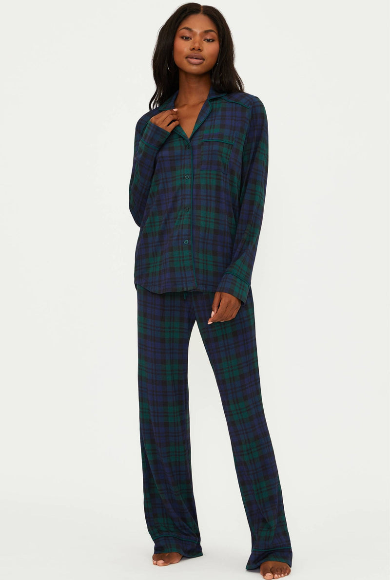 Livy Top & Connie Pant Set Wintergreen Plaid