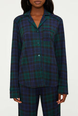 Livy Top & Connie Pant Set Wintergreen Plaid