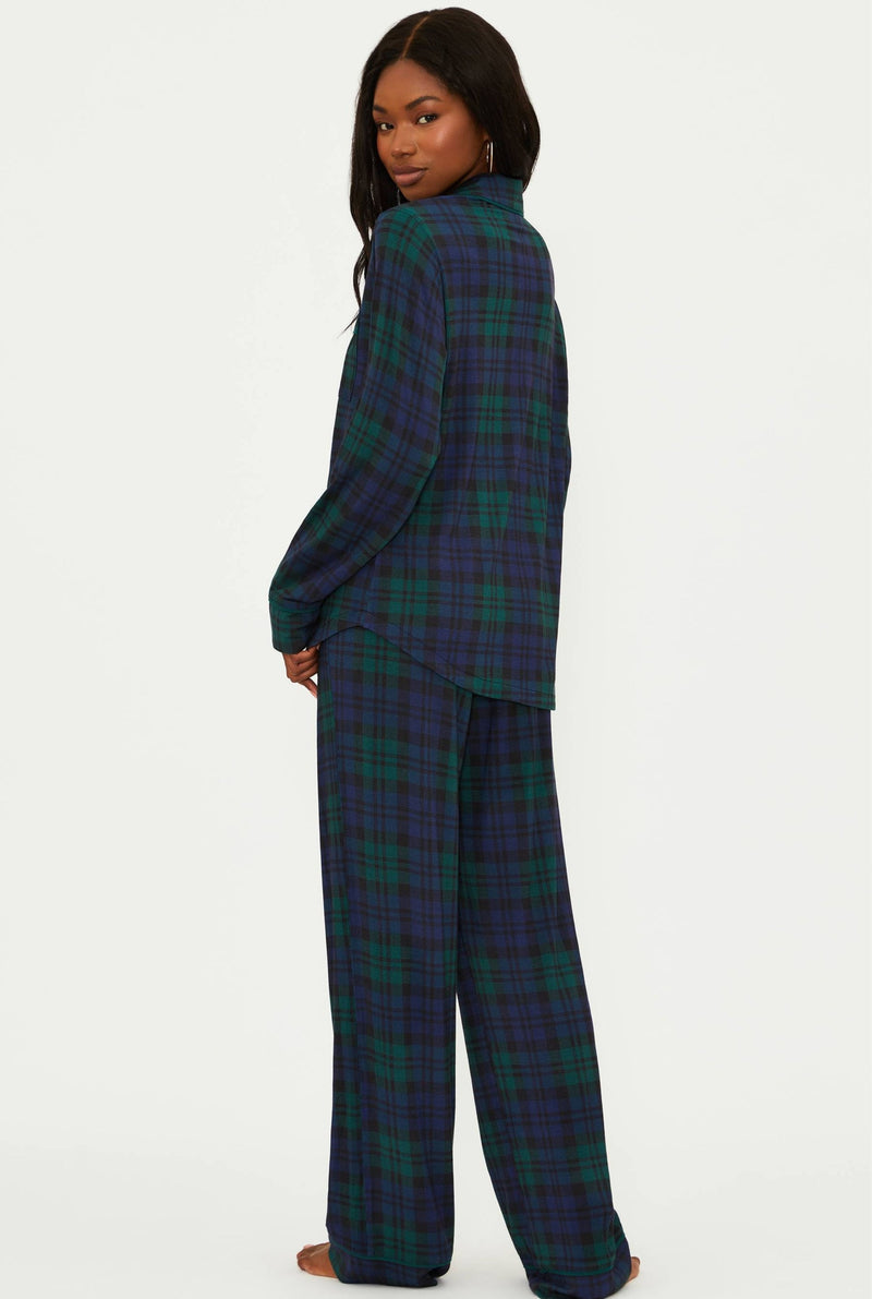 Livy Top & Connie Pant Set Wintergreen Plaid