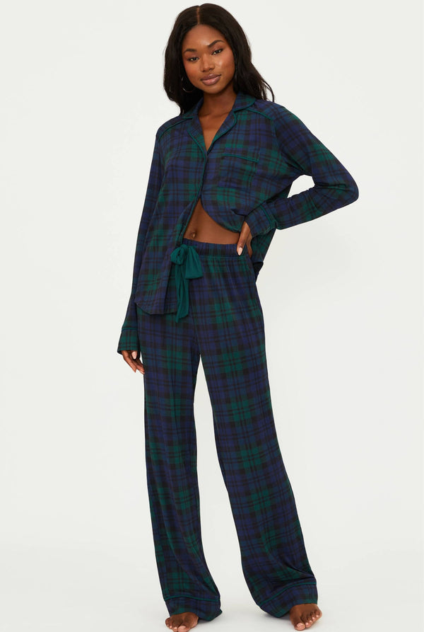 Livy Top & Connie Pant Set Wintergreen Plaid