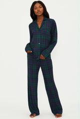 Livy Top & Connie Pant Set Wintergreen Plaid