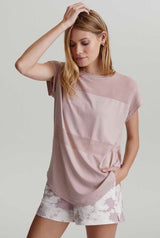 Carley T-Shirt Shadow Rose