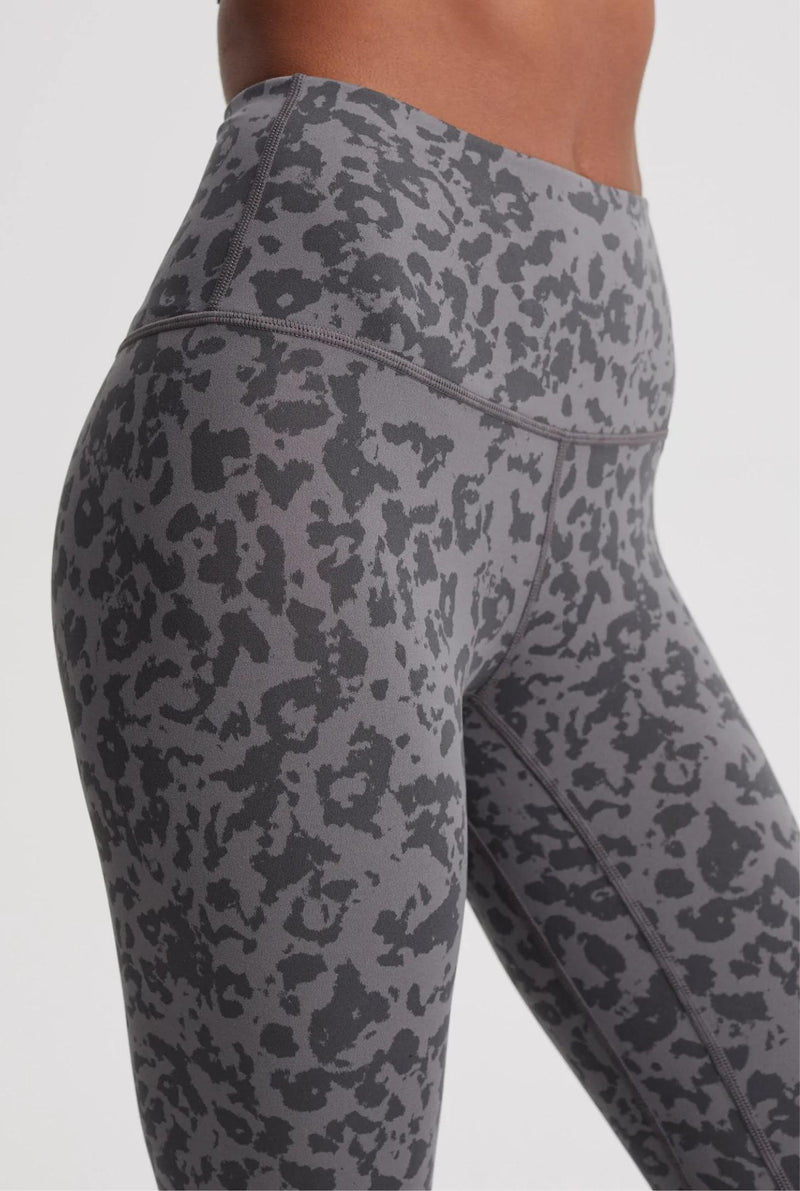 Let's Move High Rise Legging 25 Blackened Distorted Animal Print